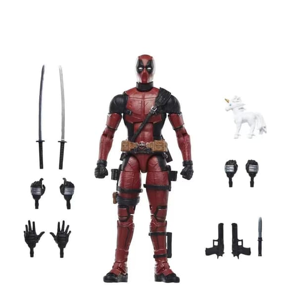 Yamaguchi-stil Deadpool (X-Men) actionfigur – Marvel Revoltech / SHF-stil Deadpool 3-model