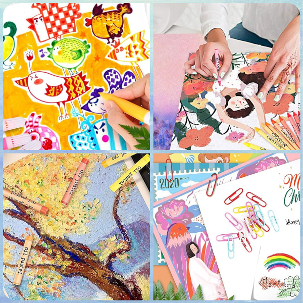 Konsttillbehör, 150-pack Art Set Ritset Målningskonstsatser, Konsttillbehör för flickor, Kreativ presentkonstlåda för barn Flickor Pojkar Vuxna