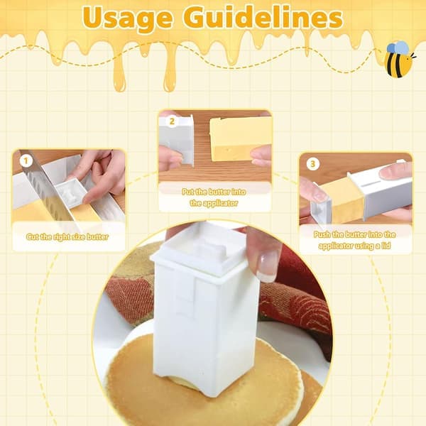 Butter Spreader, Corn on the Cob Butter Dispenser with Built-in Lid, Butter Stick Holder, Butter Applicator, Kitchen Utensil, Baking Tool