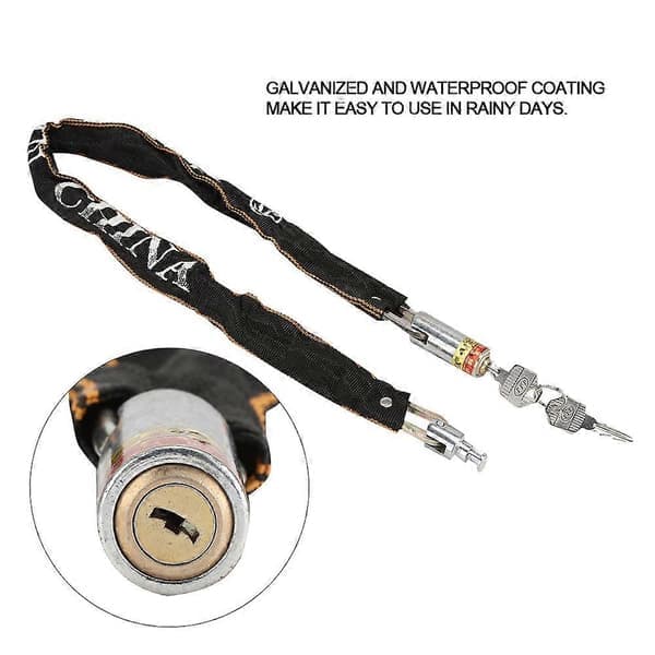Anti-theft Chain Lock, High-Quality Materials, Non-Woven Fabric Cover, Galvanized Waterproof Coating, Copper Lock Core, Multifunctional Durable S[YJD]