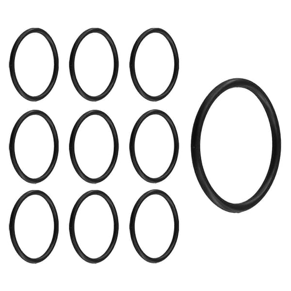 O-ring, tætningsring, 10 stk., 45 mm x 3 mm, nitrilgummi, sort Black 39*3*45Mm