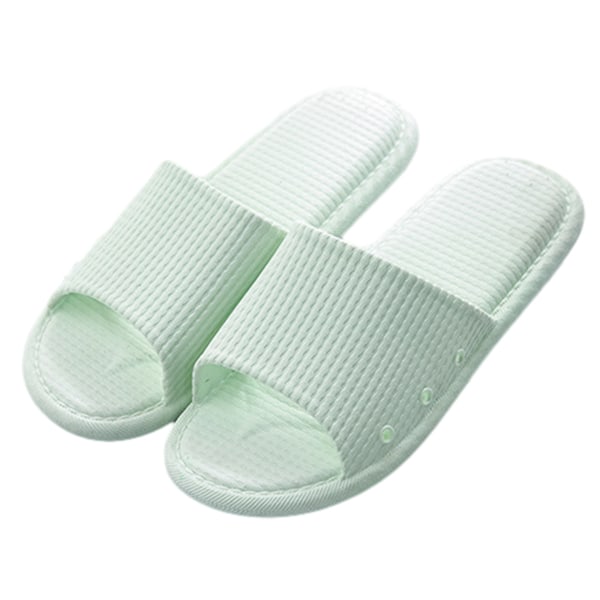 Badtofflor Unisex Halksäkra Dusch Badsandaler Inomhus Mjuka Tysta Tofflor Grön