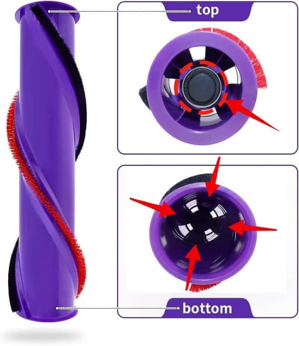 Kompatibel med Dyson V8 støvsuger børsterull erstatning | Delenummer 967485-01