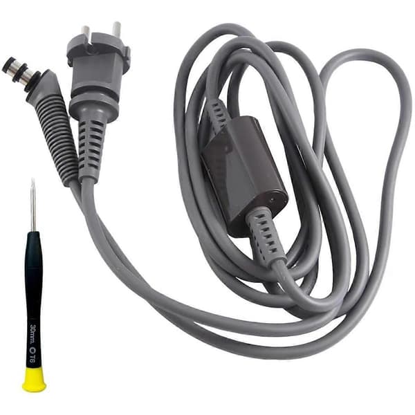 Strømkabel til Dyson HS01 HS05 Krøllejern Special Reparations Tilbehør EU Stik