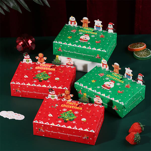 Creative Christmas Three-dimensional Biscuit Box Gift Prize Christmas Paper Box Gift Packaging