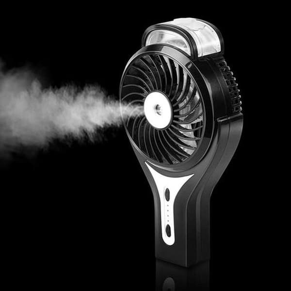 Multifunktionel bærbar udendørs ventilator. Lille USB bærbar ventilator, perfekt til kontoret.