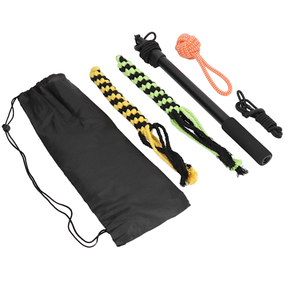 Flirt Pole Toy Multipurpose Infällbar Training Interactive Toy Flirt Pole för små medelstora hundar