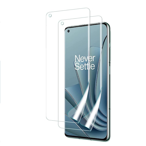 3-PACK Mjukt Skärmskydd PET HD 0,2mm OnePlus 10 Pro Transparent