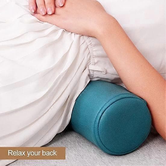 Neck Pillow Cervical Pillow Neck Support with Zipper Durable Breathable Ergonomic Cylinder Pillow grey