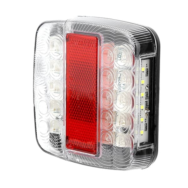 2 stk 12V 20LEDs Bil Lastebil Tilhenger Baklys Indikator Stopp Bremselys Blinklys