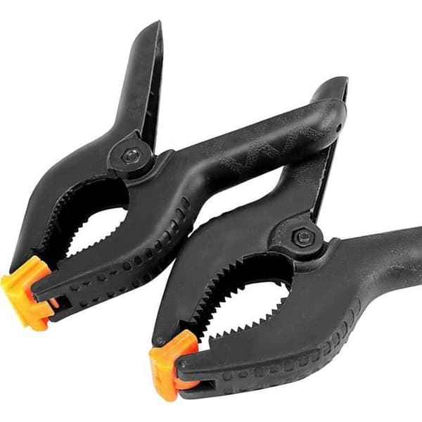 Fjederklemmer - XVX - 12 stk. - 15 cm - Forstærket nylon - Skridsikre