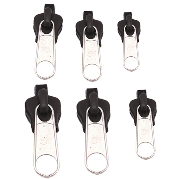 6st Instant Zipper Universal Instant Fix Zipper Repair Black Black