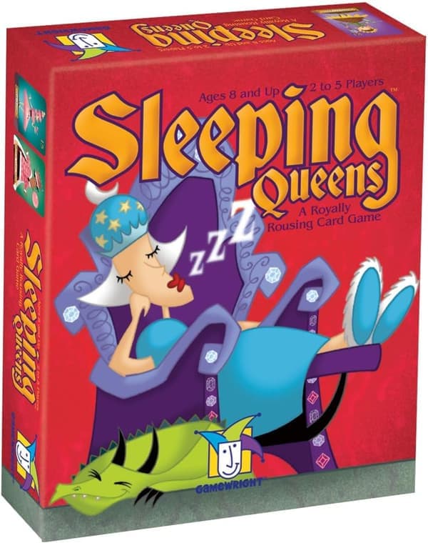 Sleeping Queens -korttipeli | Perhestrategiapeli | Englantilainen opettavainen korttipeli Sleeping Queen 1 1 1