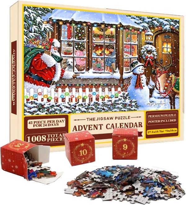 2025 Julekalender Puslespill Beste Julegave Julepuslespill