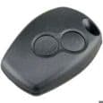 Renault fjernkontrollenhet - 2 knapper for Clio 3, Twingo 2, Master 3, Kangoo 2 (uten blad)