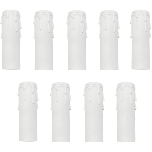 Förpackning med 9 ljusmanschetter E14 ljusmanschetter plast ljusmanschett H