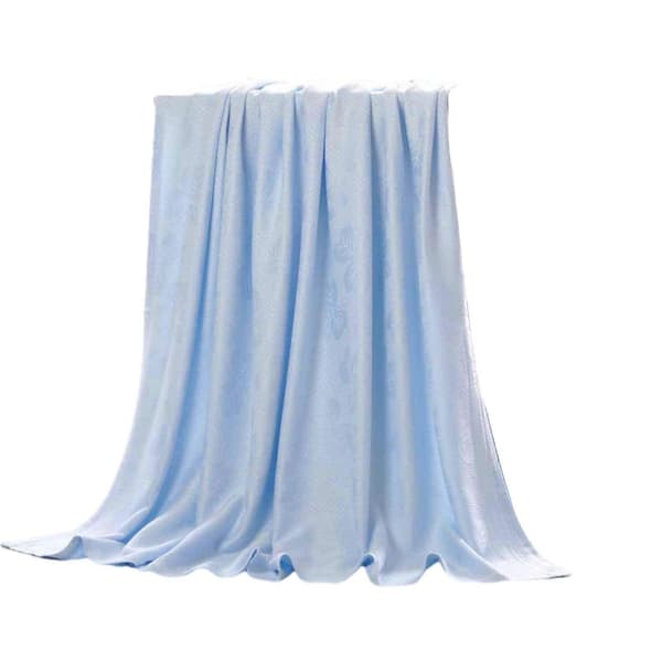 Gyedtr Køletæppe Queen Size, Køletæppe til Nattesved, Blødt og Åndbart Køletæppe til Varme Sovende Blue3