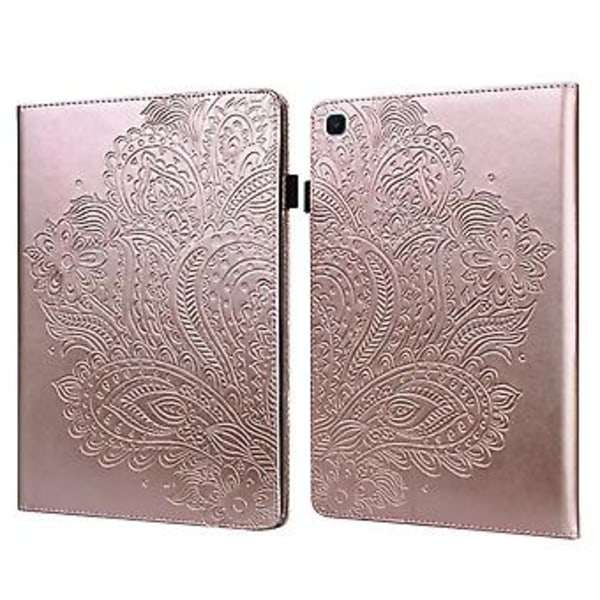 TPU+PU-fodral för Samsung Galaxy Tab S6 Lite P610 (Roséguld)