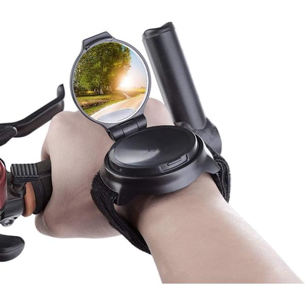 Cykelspegel, Armband Bike Mirror Backspegel, 360° roterande spegel Backspegel, Säkerhetsspegel, Cykeltillbehör Säker bakvy