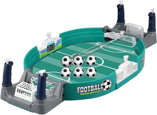 Miniature bordfodbold flipper arkade stil bordspil interaktivt flipperspil fodboldspil perfekt til fester og børnefester.
