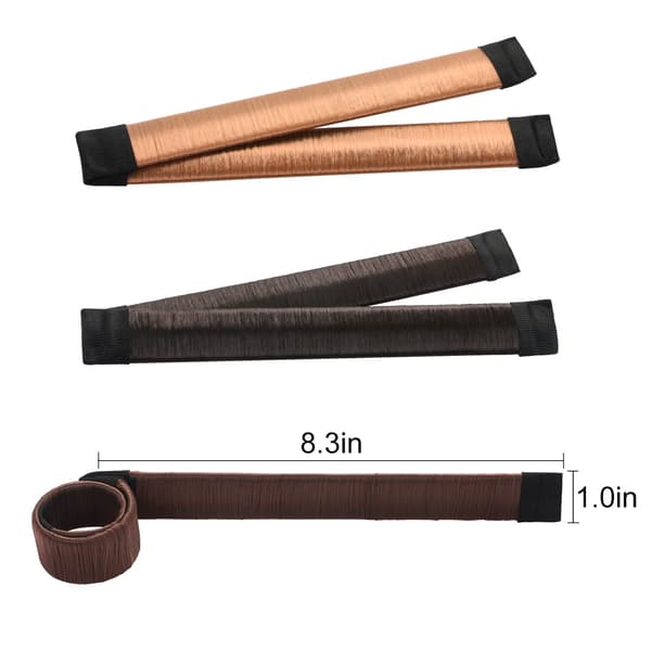 Hårknold Maker (7 stk.) - Hårdonut til fransk twist, wrap, snap disk hårstyling - DIY værktøj til kvinder og piger