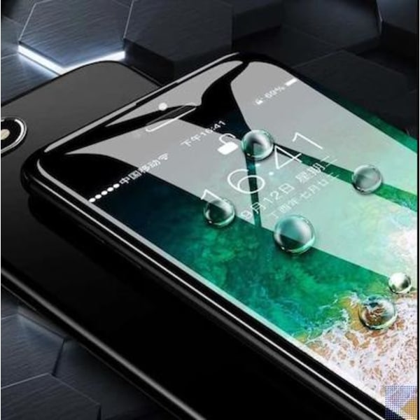 Ny 6D Dust-Proof Heltäckande Härdat Glas iPhone XS Max /X/XS/XR XR XR