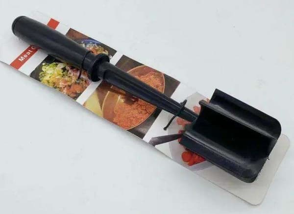 Effektiv köttfärshackare och non-stick köttpress för köttfärs Svart Svart