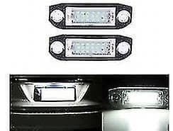 1 par LED nummerpladelys til Volvo C70 S40 S60 S80 V50 V60 V70 Xc60 Xc70 Xc90