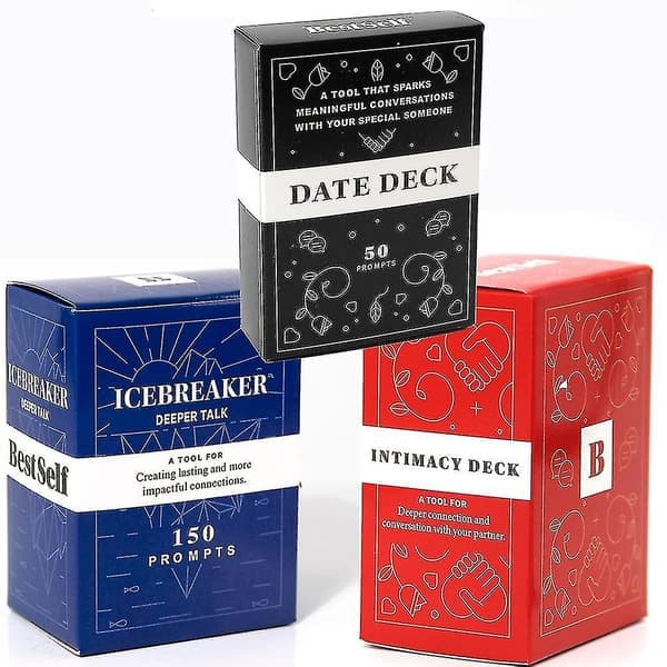 st Icebreaker Deeper Talk Game Date Deck Intimitet[fw]