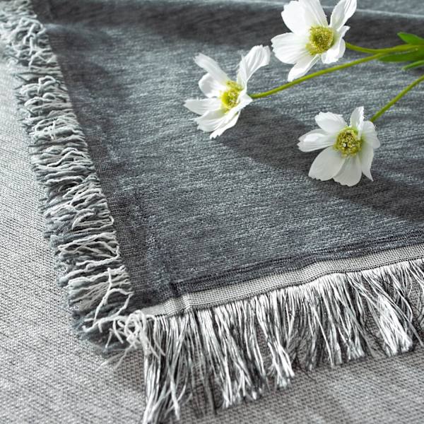 Soffa filt, mjuk och varm filt för soffa, säng, fåtölj, dubbelsäng (180 x 300 cm, mörkgrå)