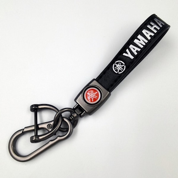 Bil Läder Cykel Nyckelring Metall Finish | Heavy Duty Nyckelring | Nyckelring Och Haken Beslag Gun Färg Hårdvara Gun Color Hardware Yamaha Gun Color Hardware Yamaha