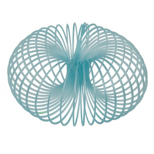 Självlysande Slinky Spiral Trappfjäder Lyser I Mörkret Spring Blå one size