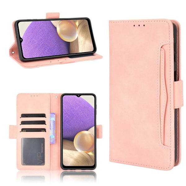 Samsung Galaxy A32 5G - Fodral Med Avtagbart Kortfodral - Roséguld Roséguld Roséguld