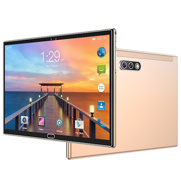Tablet X30 10,1 tum 16 gb ram + 512 gb rom 8 kärnor Android OS 5.1 Dual Sim gold gold