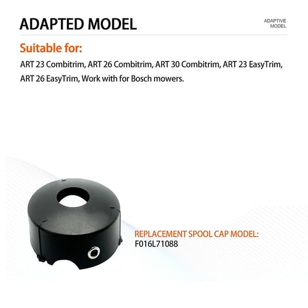 Til Bosch ART 23 Combitrim / ART 26 Combitrim / ART 30 Combitrim Plæneklipper Trimmer Spolehætte