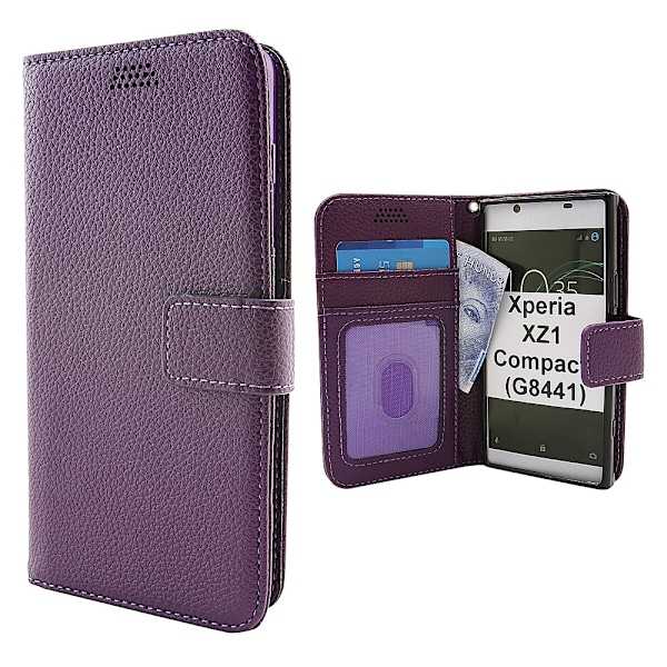 New Standcase Wallet Sony Xperia XZ1 Compact (G8441) Lila Lila
