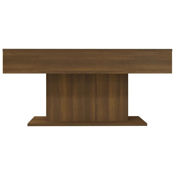 vidaXL Soffbord brun ek 96x50x45 cm konstruerat trä Brun