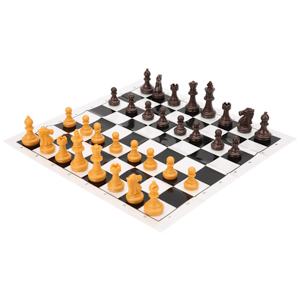 2 Set Schackspel Schackpjäser Set Bärbar Barn Vuxna Spelar Schackspel Leksak