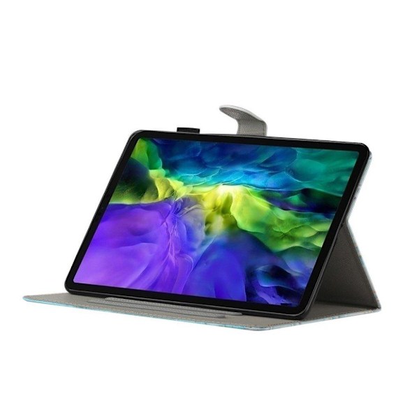 iPad Pro 11 tum (2020) / (2018) coolt mönstrat flipfodral i läder - Älg multifärg
