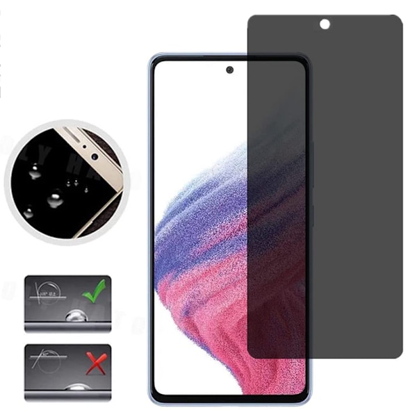 Samsung Galaxy A54 5G Skärmskydd Anti-Spy HD 0,3mm Transparent
