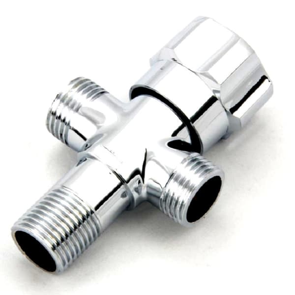 Double Outlet Angle Valve, Kitchen and Bathroom Fittings, Copper G1/2