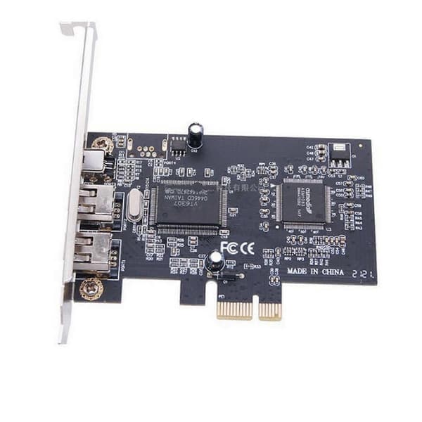 PCIE PCI-E FIREWIRE IEEE 1394 3 PORT FIRE WIRE KORT FOR STASJONÆR PC