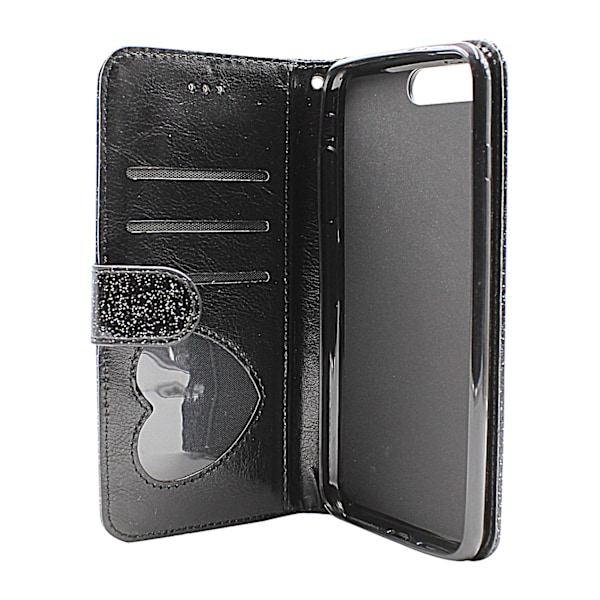 Standcase Glitter Wallet iPhone 7 Plus / 8 Plus Silver Silver