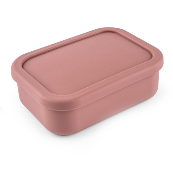 Silikon Bento Lunch Box Bärbar Återanvändbar 3 Fack Mikrovågsugn Bento Box för Vuxna Barn