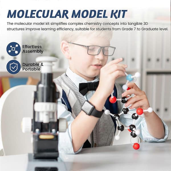 Molekylemodelsæt, Organisk molekylær kemi, Atom Elements modelsæt til lektioner, Strukturbyggesæt