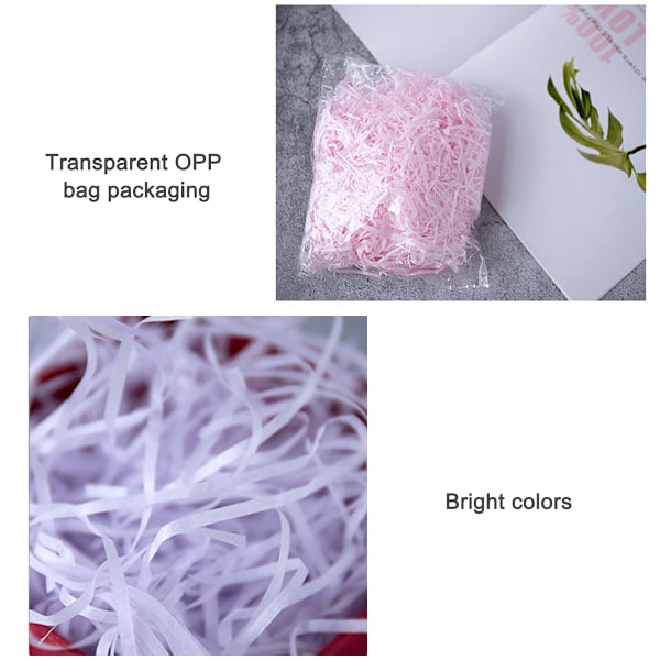 16-pack 320g flerfärgat raffiapapper krusat konfetti strimlat strimlat för silkespapperspresentförpackning, hantverk DIY, korgförpackningsfyllning, påsk