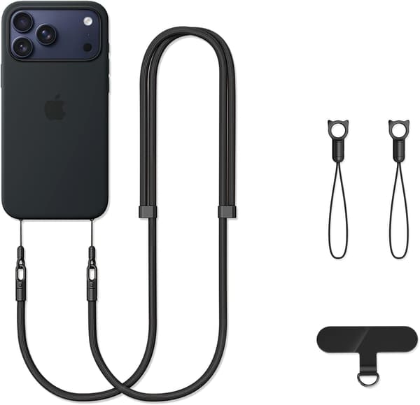 For iPhone 17 Pro Max Justerbar Crossbody Halsstropp