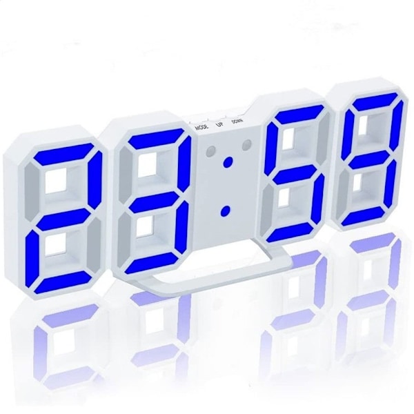 Digital klocka Väckarklocka BLÅ BLÅ Blue Blue