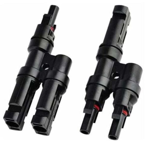 MC4 Branch Connectors for Solar Panels - T/Y-connector for Cable Distribution