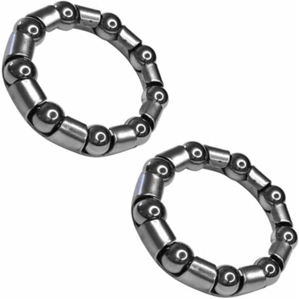 2x stålkuglelejer til cykel 32mm 45mm 9 kugler 7.94mm Universal DIY krankarm